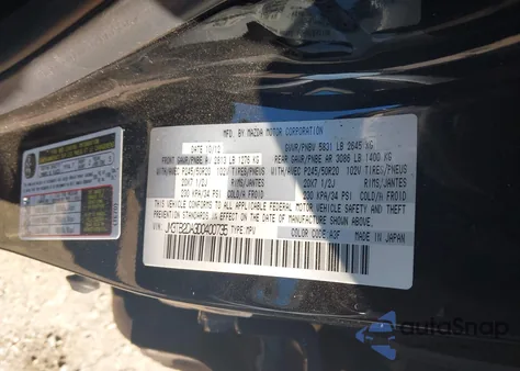 2013 Mazda Cx-9 Grand Touring из США, поврежденный, VIN JM3TB2DA3D0400735